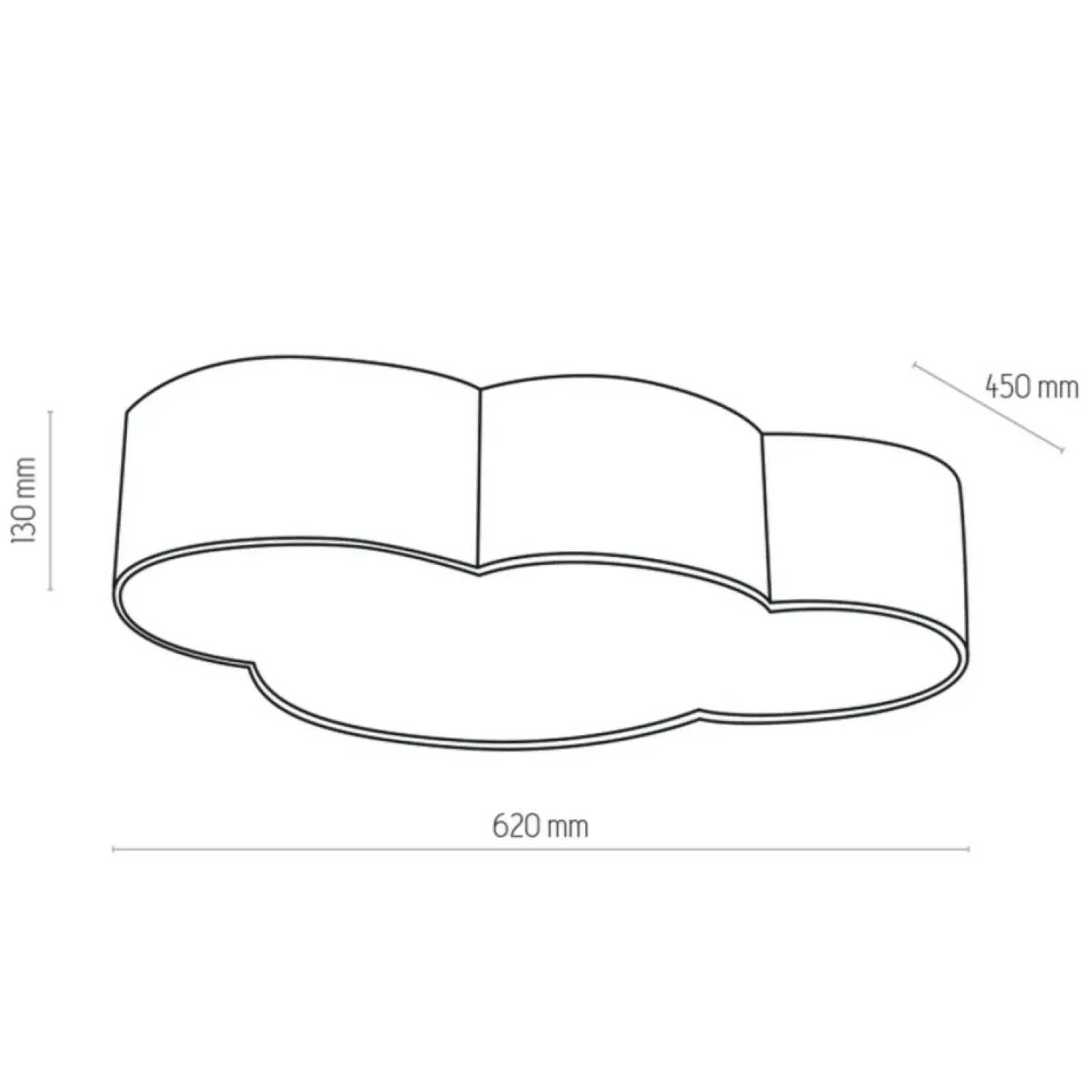 Sklep Kaja Lampa sufitowa do pokoju dziecka chmurka TK 3145 CLOUD | Kaja Store