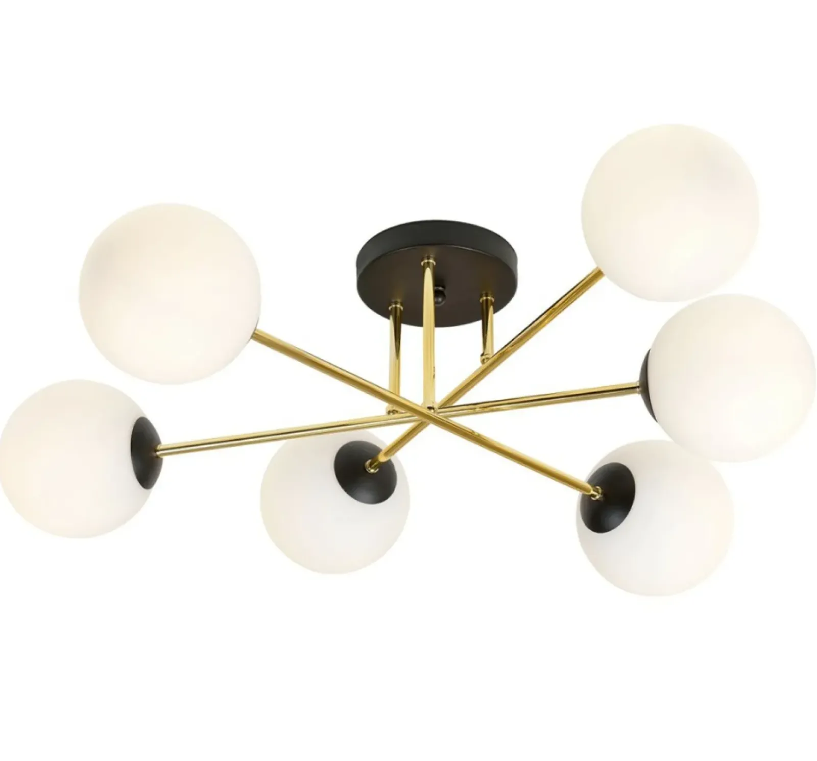 Sklep Kaja Lampa sufitowa do salonu modern glamour 1233/6 z serii MAGNUM | Kaja Fashion