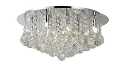 Sklep Kaja Lampa sufitowa do sypialni w stylu glamour ⌀48cm AZ1287 BOLLA | Kaja* Plafony Nowoczesne