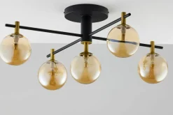 Sklep Kaja Lampa sufitowa do sypialni JUP 2032 FIG 5 CZ/MS BU FIGARO | Kaja Hot