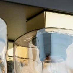 Sklep Kaja Lampa sufitowa do sypialni O2965 P4 CZA ZL MERU | Kaja Oświetlenie Flash Sale