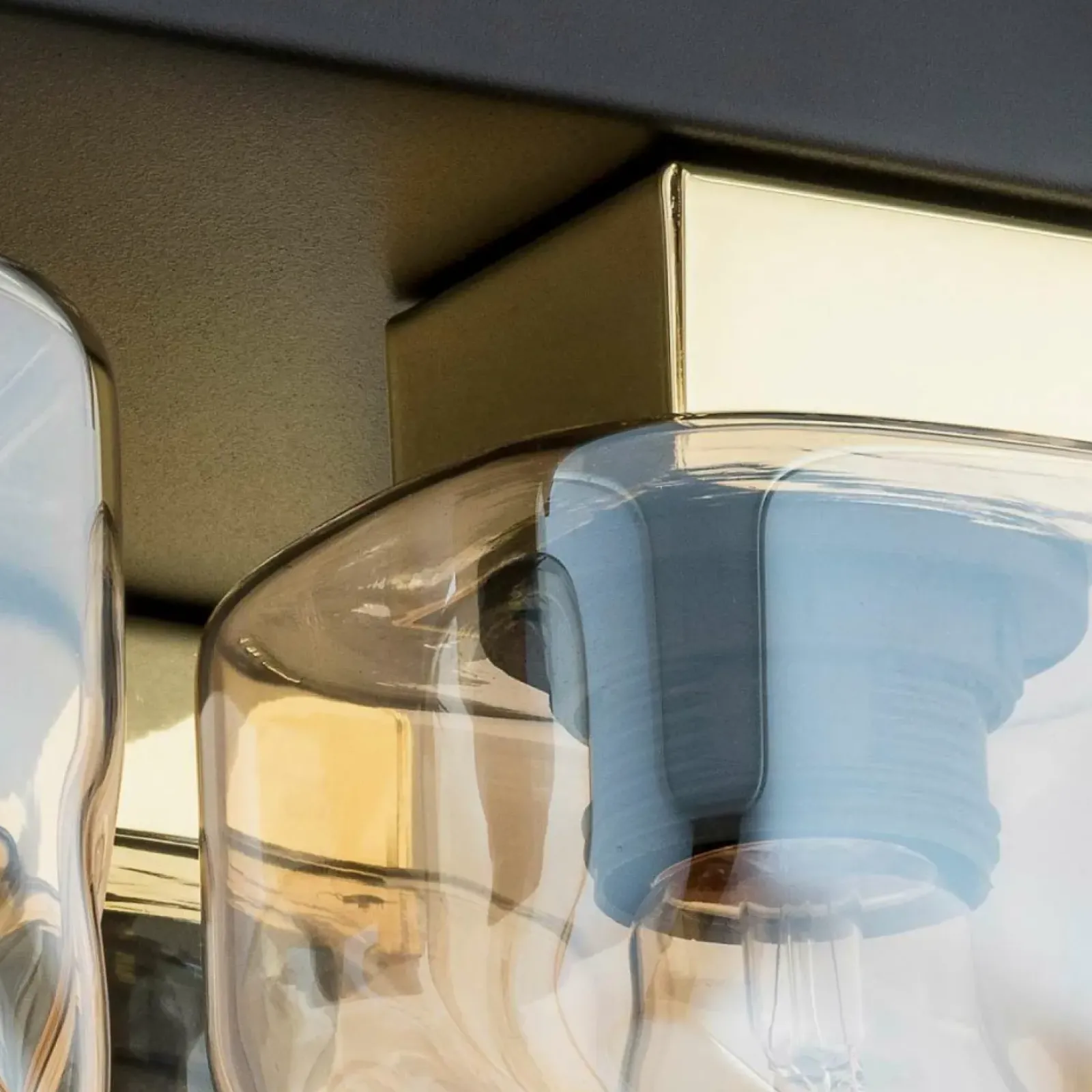 Sklep Kaja Lampa sufitowa do sypialni O2965 P4 CZA ZL MERU | Kaja Oświetlenie Flash Sale