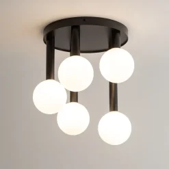 Sklep Kaja Lampa sufitowa do sypialni, plafon z kloszami SIG 33485 PERLA | Kaja* Plafony Nowoczesne