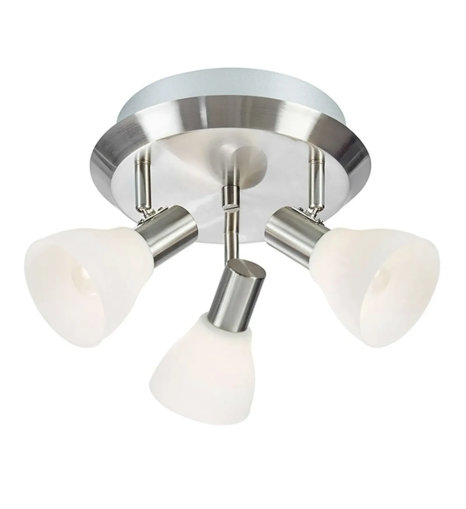 Sklep Kaja Lampa sufitowa kolor chrom regulowane klosze 107505 | Kaja Oświetlenie Store