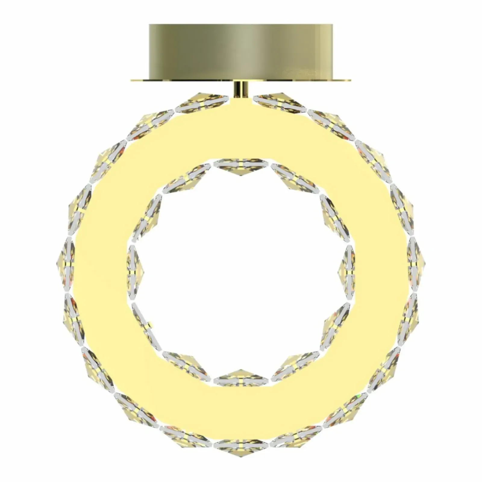 Sklep Kaja Lampa sufitowa kryształowy reflektor MX3713-1-3GT GIRONA | Kaja* Lampy Led|Plafony Nowoczesne