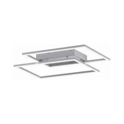 Sklep Kaja Lampa sufitowa LED - dwa prostokąty 8192-55 z serii INIGO | Kaja szary Online