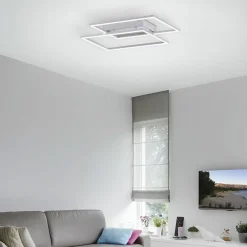 Sklep Kaja Lampa sufitowa LED - dwa prostokąty 8192-55 z serii INIGO | Kaja szary Online