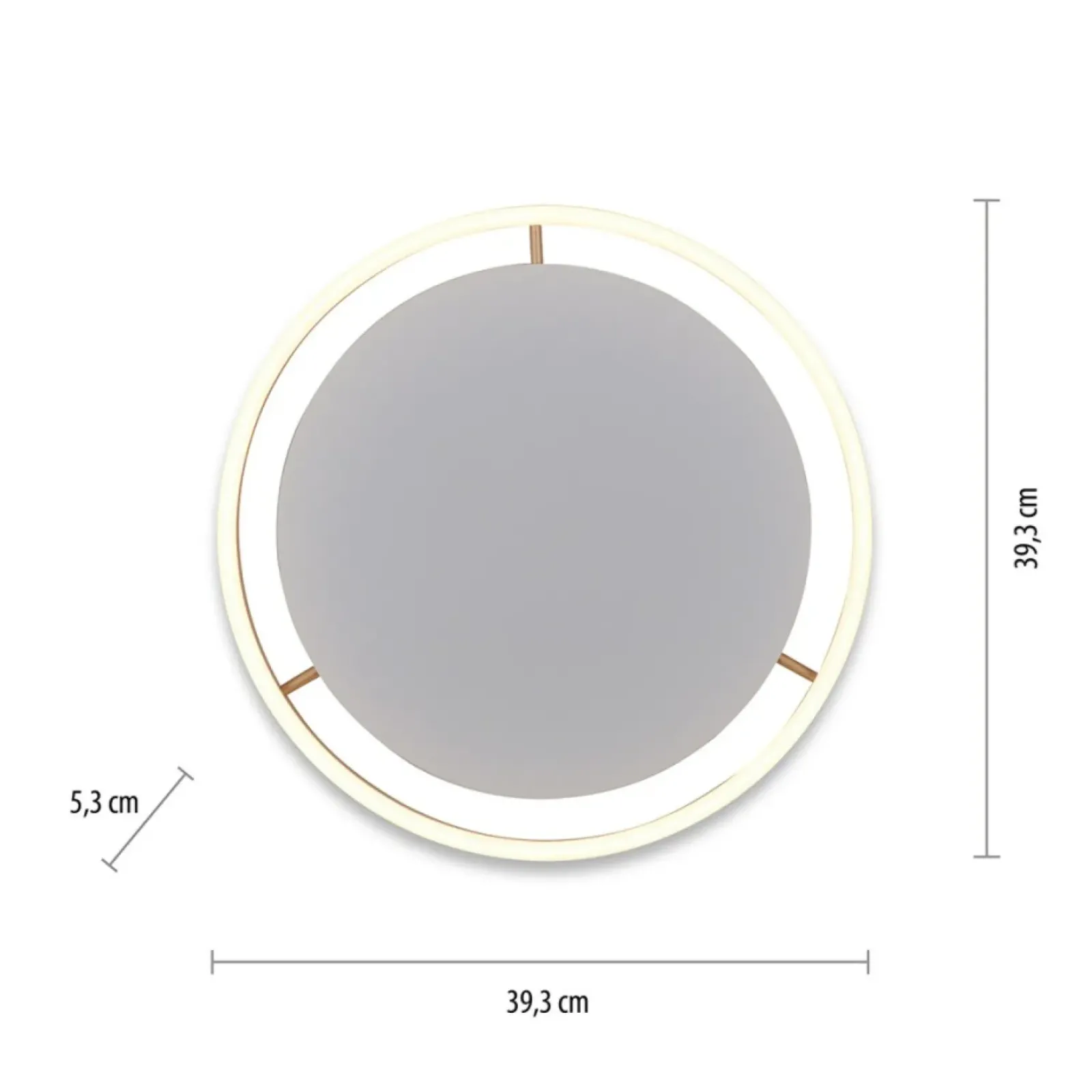 Sklep Kaja Lampa sufitowa LED w kolorze u 15391-60 z serii RITUS | Kaja mosiądz Online
