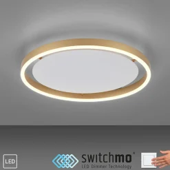 Sklep Kaja Lampa sufitowa LED w kolorze u 15391-60 z serii RITUS | Kaja mosiądz Online