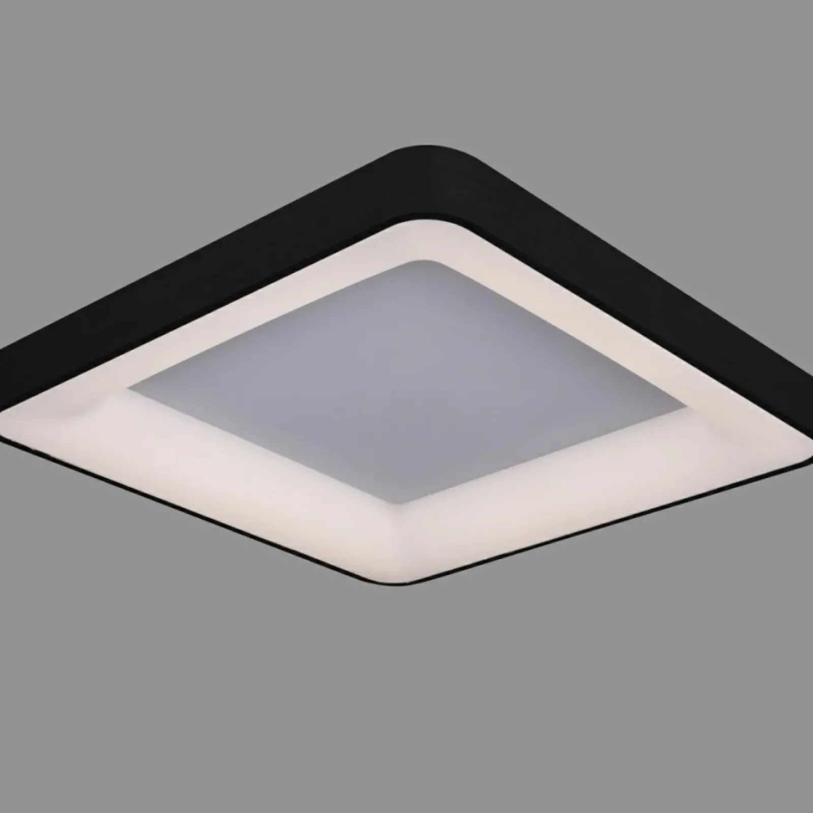 Sklep Kaja Lampa sufitowa LED 60x60cm 5304-850SQC-BK-3 GIACINTO | Kaja* Lampy Led|Plafony Nowoczesne