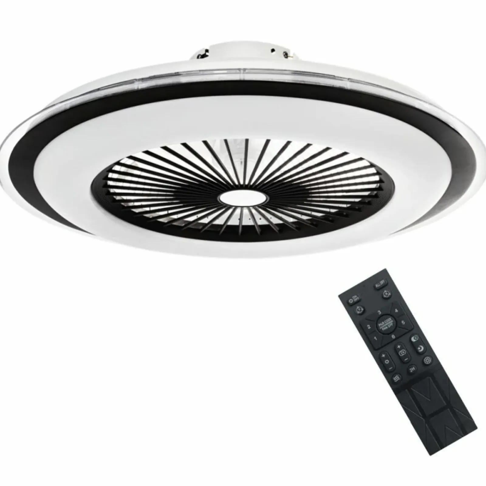 Sklep Kaja Lampa sufitowa LED z wentylatorem ML8339 ZONDA Z WENTYLATOREM | Kaja* Lampy Led|Plafony Klasyczne