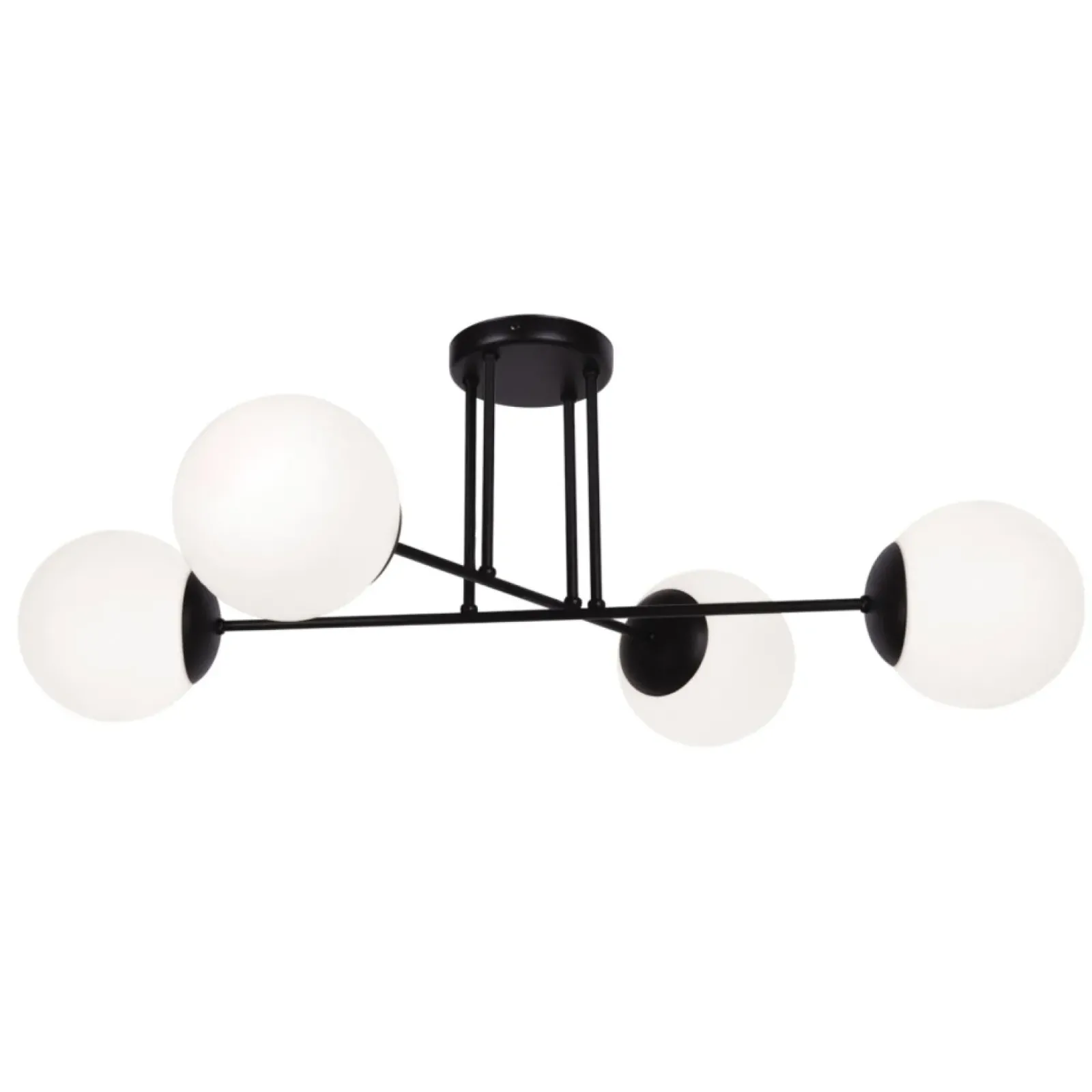 Sklep Kaja Lampa sufitowa na cztery mleczne klosze K-4924 | Kaja Oświetlenie Outlet
