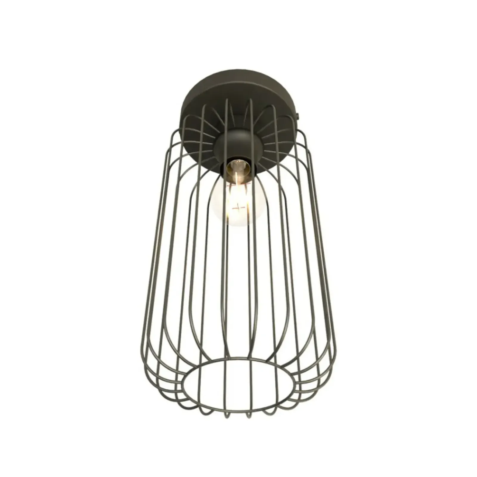 Sklep Kaja Lampa sufitowa, nowoczesny, druciany plafon 1367/1 z serii BARN czarny Hot