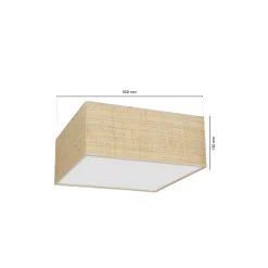 Sklep Kaja Lampa sufitowa, plafon w naturalnych kolorach MLP7485 z serii MARSHALL | Kaja Oś* Plafony Klasyczne