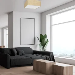 Sklep Kaja Lampa sufitowa, plafon w naturalnych kolorach MLP7485 z serii MARSHALL | Kaja Oś* Plafony Klasyczne