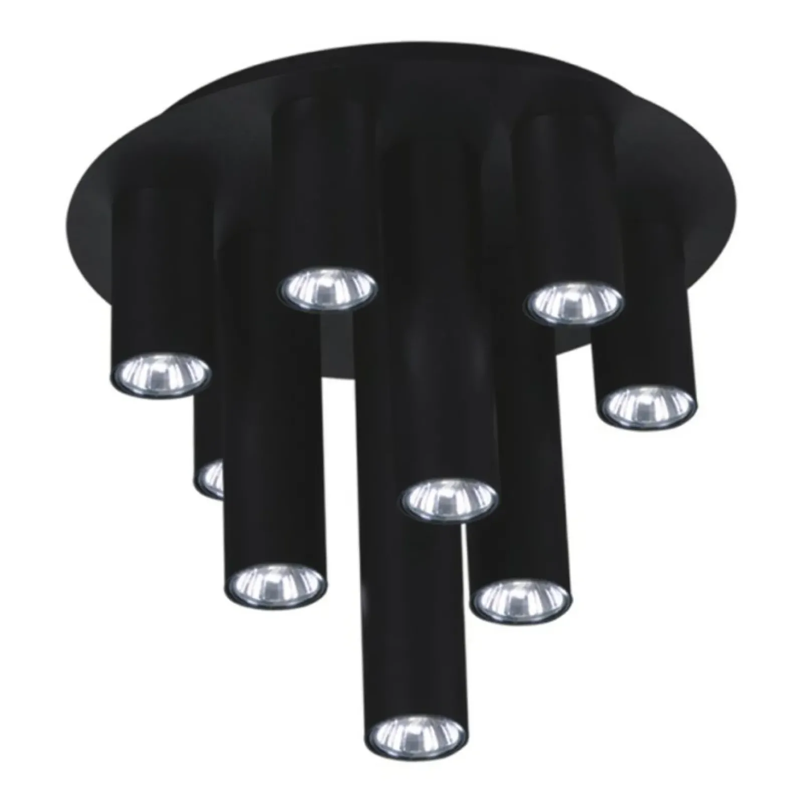 Sklep Kaja Lampa sufitowa plafon z kaskadą tub K-4402 MILE BLACK | Kaja czarny Cheap
