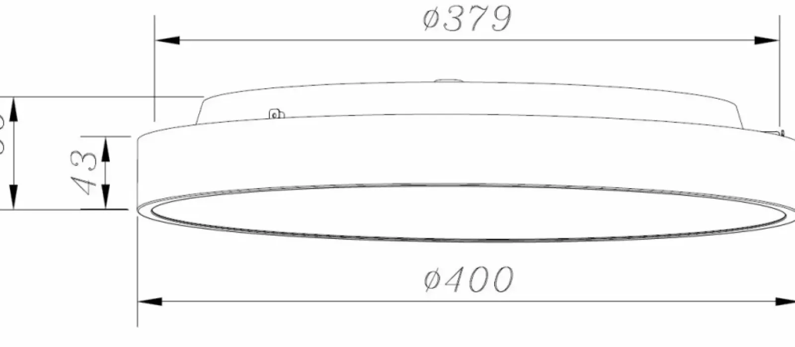Sklep Kaja Lampa sufitowa srebrna okrągła CL12100008-SL SIERRA | Kaja* Lampy Led|Plafony Nowoczesne