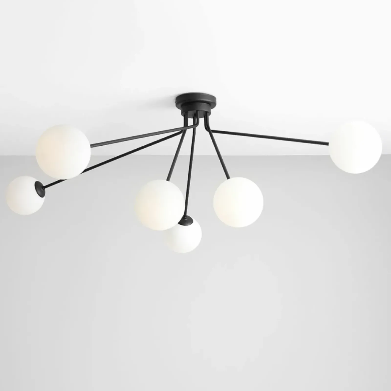 Sklep Kaja Lampa sufitowa szeroka czarna do salonu 1082PL_K1 HOLM | Kaja Zadzwońporabattel.783200183(8-16)/mailsklep@kaja.com.pl Flash Sale