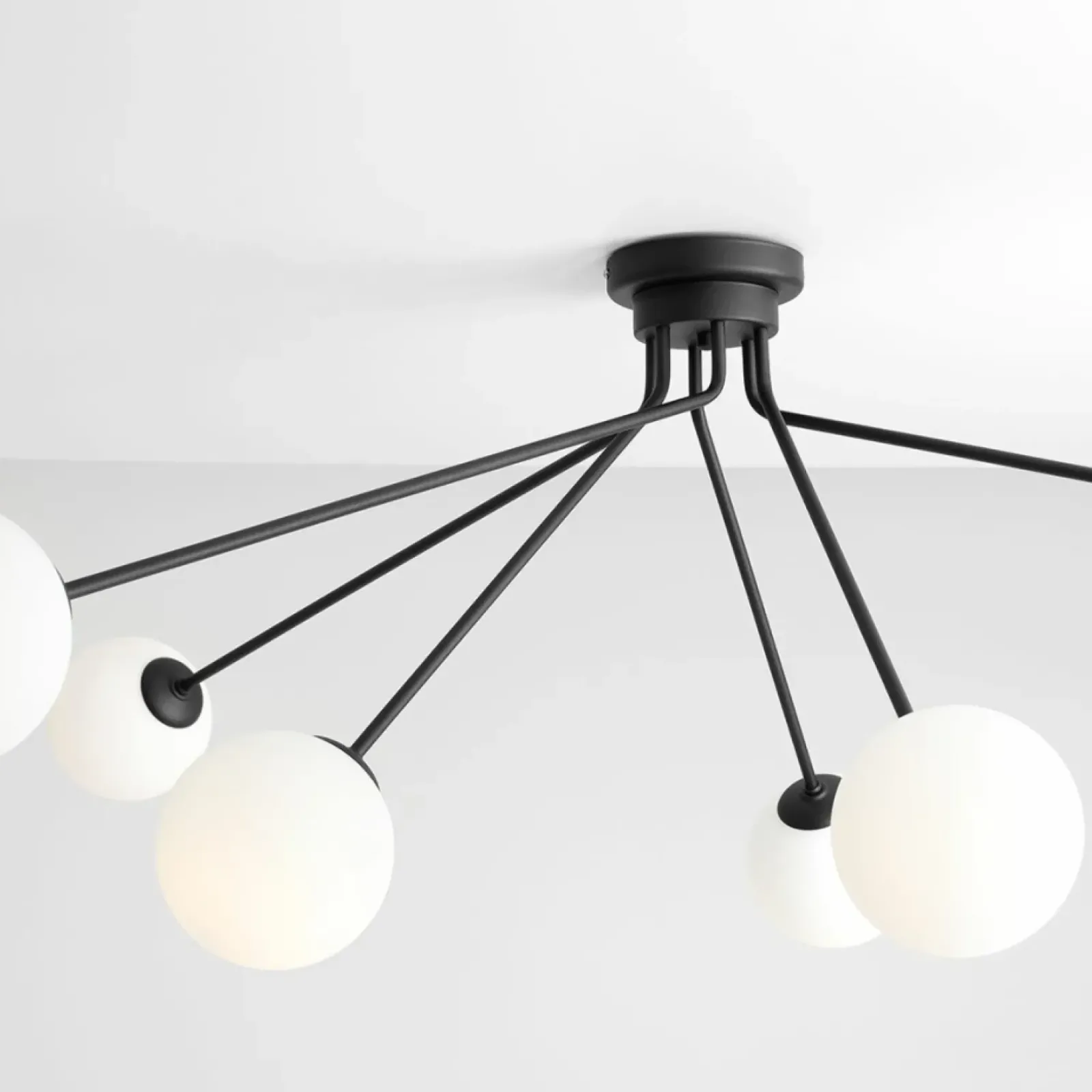 Sklep Kaja Lampa sufitowa szeroka czarna do salonu 1082PL_K1 HOLM | Kaja Zadzwońporabattel.783200183(8-16)/mailsklep@kaja.com.pl Flash Sale