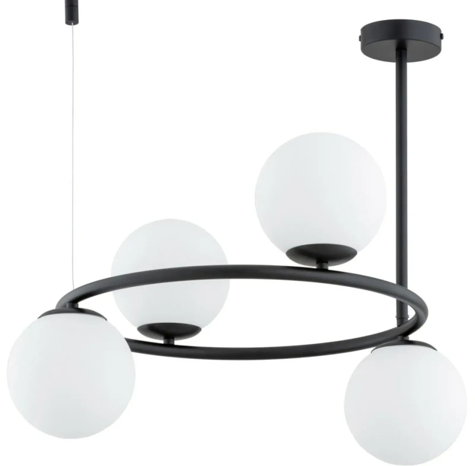 Sklep Kaja Lampa sufitowa w klasycznym stylu, z kloszami AL 63256 z serii RINGO | Kaja Oświ Store