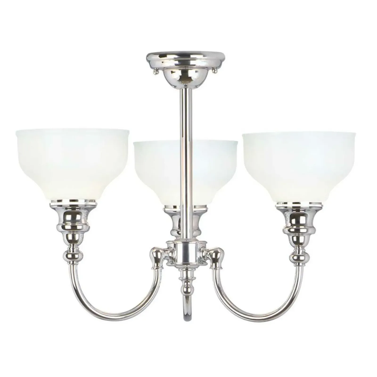 Sklep Kaja Lampa sufitowa w kolorze chromu BATH-CD3 z serii CHEADLE* Randole Tradycyjne
