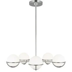 Sklep Kaja Lampa sufitowa w kolorze niklu, klosze FE-APOLLO5-PN z serii APOLLO polerowanynikiel Outlet