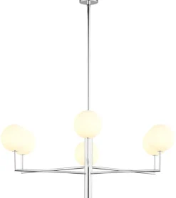 Sklep Kaja Lampa sufitowa w kolorze niklu, do jadalni JUP 1935 z serii FEME Best