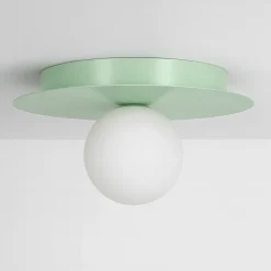 Sklep Kaja Lampa sufitowa w kolorze miętowym, plafon K-5453 z serii ROBIN* Plafony Klasyczne|Plafony
