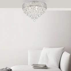 Sklep Kaja Lampa sufitowa w stylu glamour, do sypialni 19027-L z serii CAP* Plafony Nowoczesne