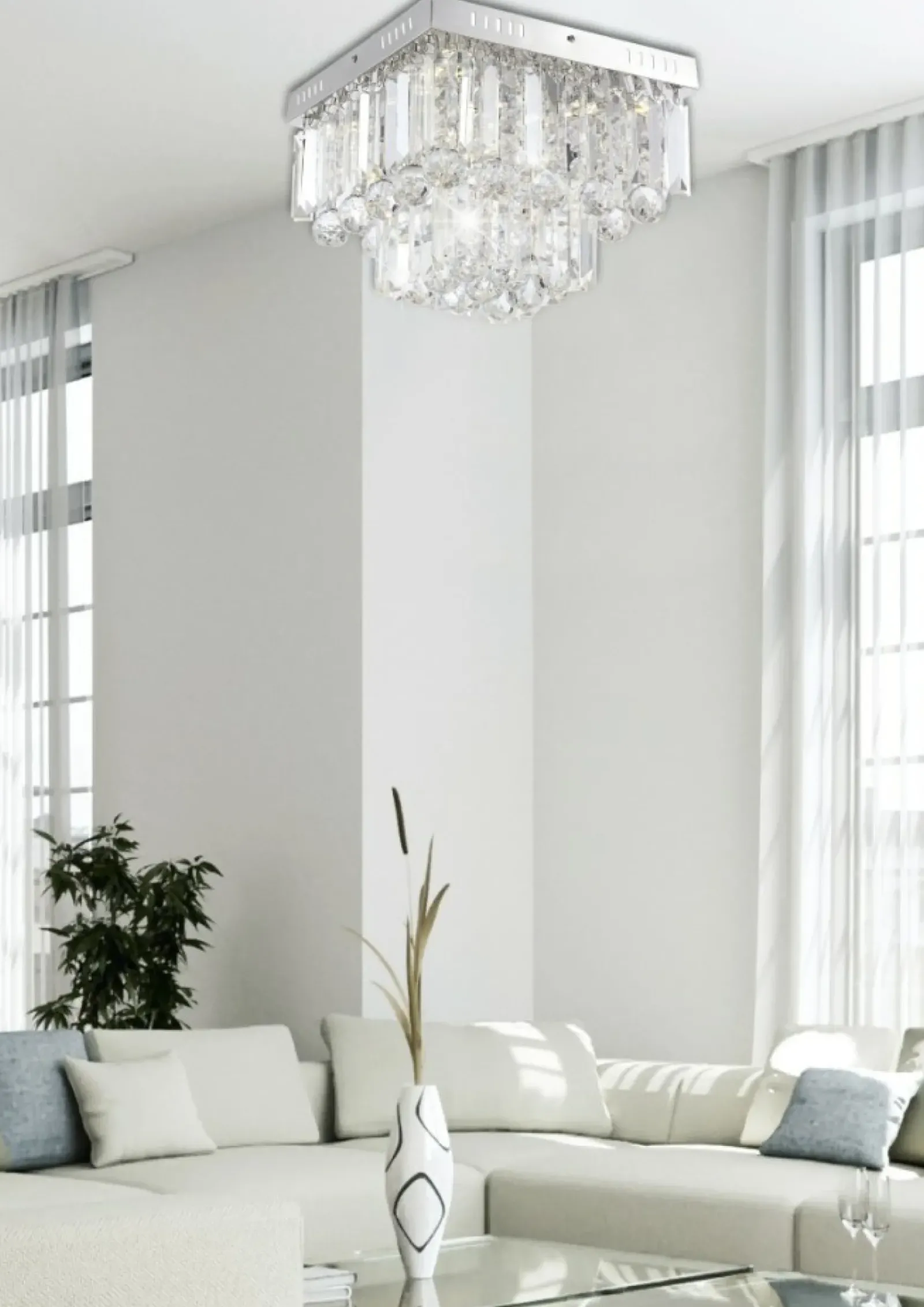 Sklep Kaja Lampa sufitowa w stylu glamour 98-44716 CARMINA | Kaja Oświetlenie* Lampy Led