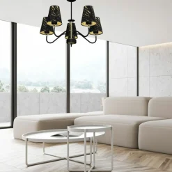 Sklep Kaja Lampa sufitowa, żyrandol dający dużo światła MLP7282 z serii HERMES | Kaja Oświe Discount