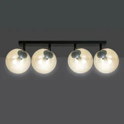 Sklep Kaja Lampa sufitowa z 4 kloszami w kolorze miodu 778/4 | Kaja Oświetlenie Discount