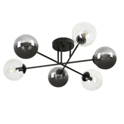 Sklep Kaja Lampa sufitowa z 2 rodzajami kulistych kloszy 834/6B1 | Kaja New