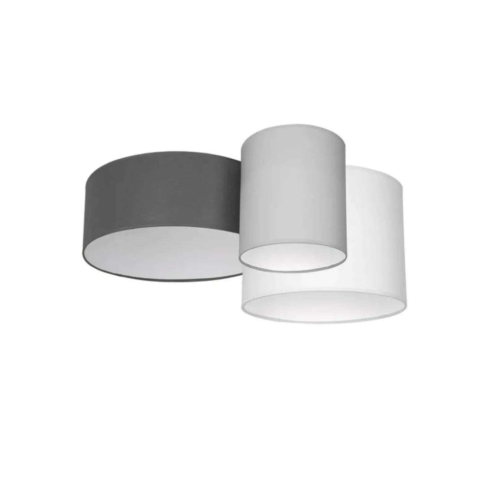 Sklep Kaja Lampa sufitowa z abazurami w trzech kolorach MLP64590 z serii STAN | Kaja Oświet New