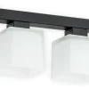 Sklep Kaja Lampa sufitowa z białymi kloszami O2974 P4 CZA + BIA | Kaja Best Sale