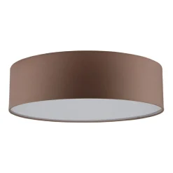 Sklep Kaja Lampa sufitowa z brązowym abażurem 3xE27 ⌀38cm 4793812 JOSEFINA | Kaja Sale