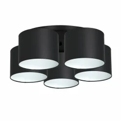 Sklep Kaja Lampa sufitowa z czarno-białymi abażurami LX 3470 z serii ARDEN | Kaja czarny Online