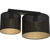 Sklep Kaja Lampa sufitowa z czarno-złotymi abażurami LX 5228 LOFT SHADE | Kaja* Plafony Nowoczesne