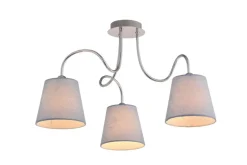 Sklep Kaja Lampa sufitowa z dekoracyjnymi ramionami 33-70746 LUK | Kaja srebrny Best Sale