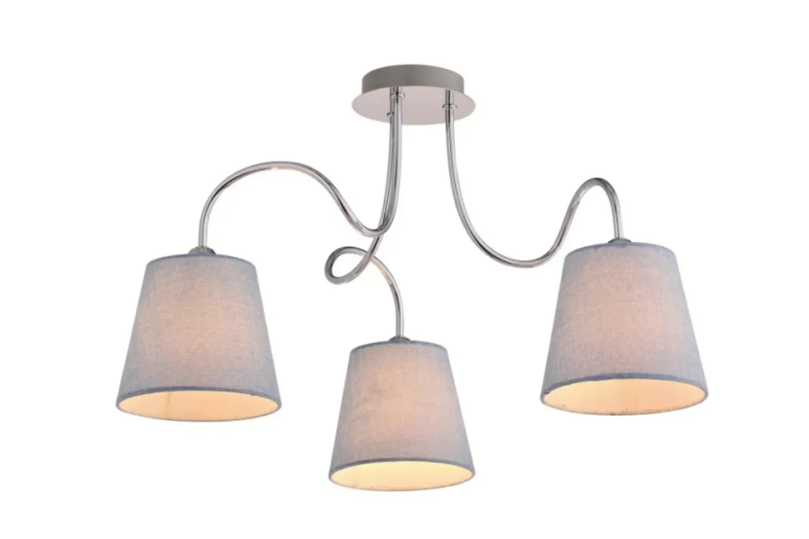 Sklep Kaja Lampa sufitowa z dekoracyjnymi ramionami 33-70746 LUK | Kaja srebrny Best Sale