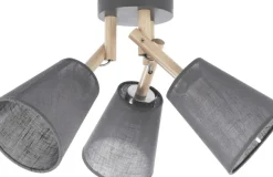 Sklep Kaja Lampa sufitowa z drewnianymi ramionami TK 658 VAIO GREY | Kaja Outlet