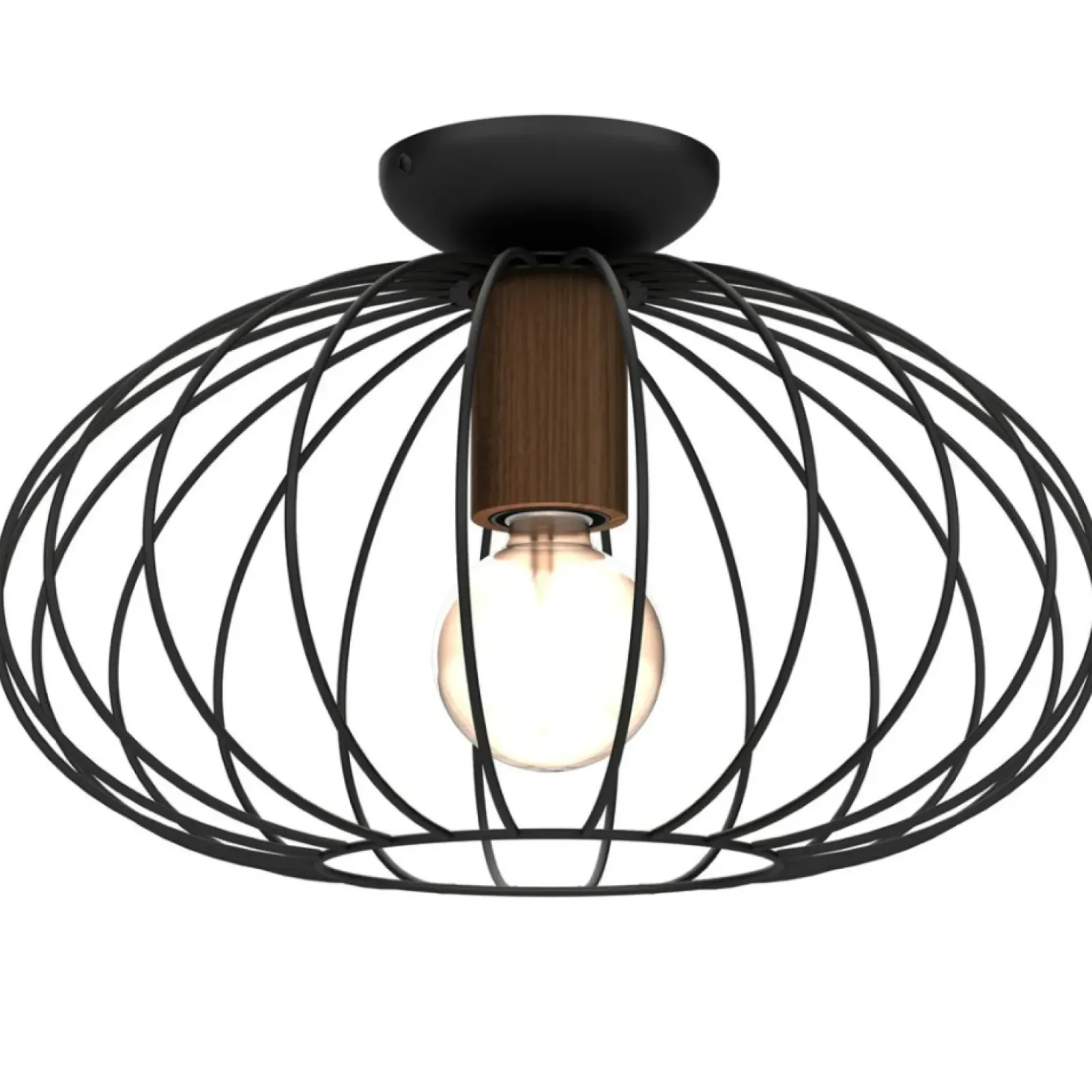 Sklep Kaja Lampa sufitowa z drucianym kloszem MLP7958 z serii MERIDIANO | Kaja Oświetlenie Flash Sale