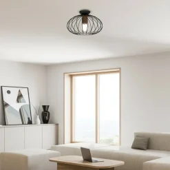 Sklep Kaja Lampa sufitowa z drucianym kloszem MLP7958 z serii MERIDIANO | Kaja Oświetlenie Flash Sale