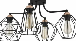 Sklep Kaja Lampa sufitowa z drucianymi kloszami TK 1645 GALAXY | Kaja Oświetlenie Sale
