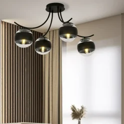 Sklep Kaja Lampa sufitowa z dwukolorowymi kloszami 1111/4 BOSTON | Kaja Cheap