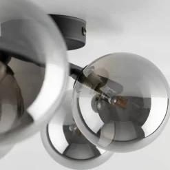 Sklep Kaja Lampa sufitowa z grafitowymi kloszami TK 6856 ESTERA BLACK | Kaja Shop