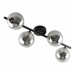 Sklep Kaja Lampa sufitowa z grafitowymi kloszami TK 6856 ESTERA BLACK | Kaja Shop
