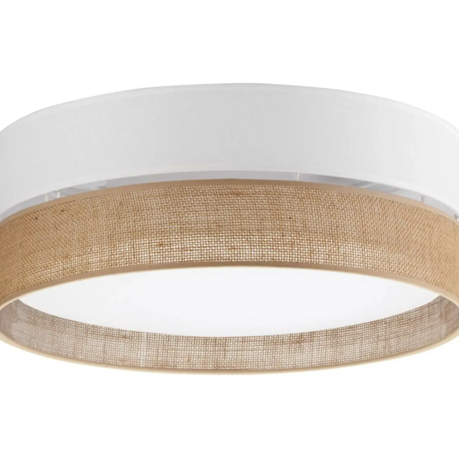 Sklep Kaja Lampa sufitowa z jutowym abażurem TK 6577 LINOBIANCO | Kaja Flash Sale