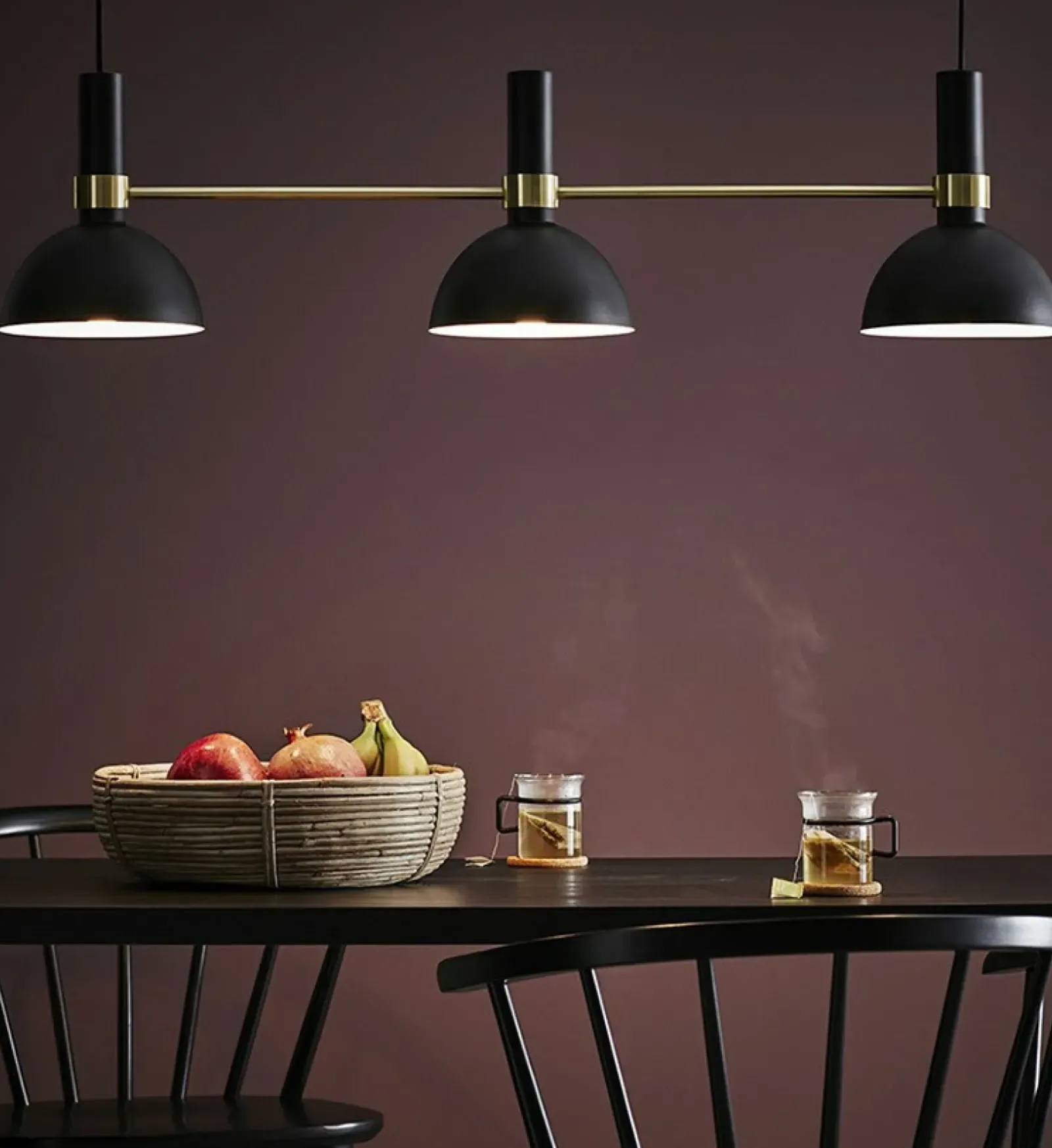 Sklep Kaja Lampa sufitowa z kloszami i złotą oprawą 106971 | Kaja Oświetlenie Discount