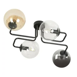Sklep Kaja Lampa sufitowa z kolorowymi kloszami 843/4M1 | Kaja Oświetlenie Clearance